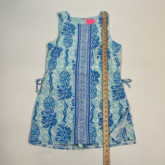 Lilly Pulitzer Donna Romper Out Of The Blue Size 8 EUC - Picture 7 of 11